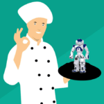 Dime en qué trabajas y te diré si un robot te quitará tu puesto I. Camareros/as y cocineros/as.