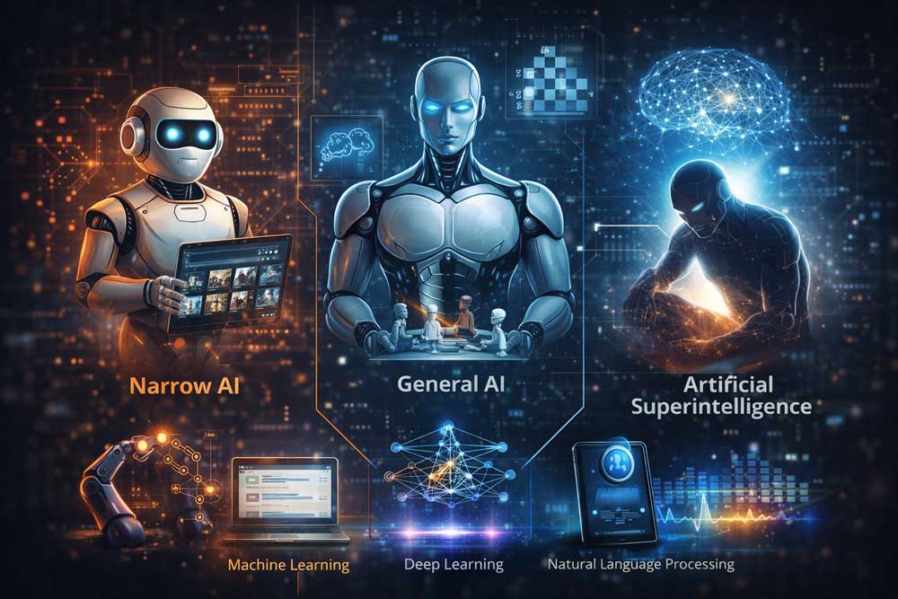 Tipos de inteligencia artificial