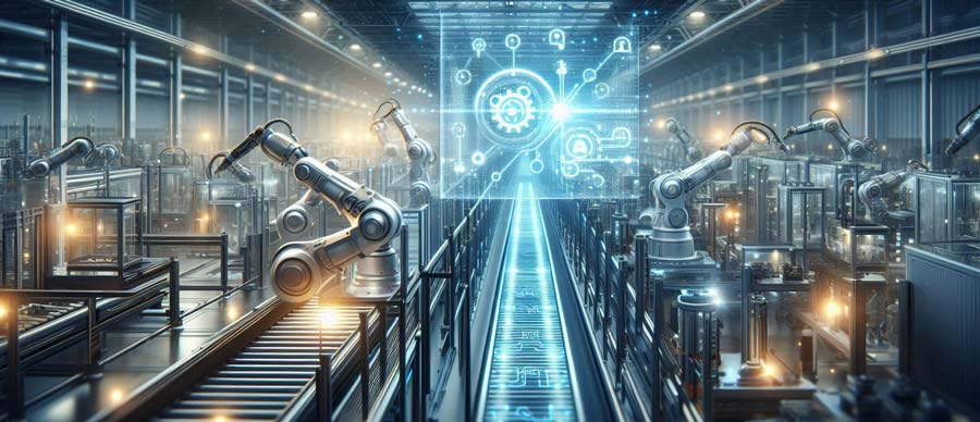 IA en optimización de cadenas de producción industriales