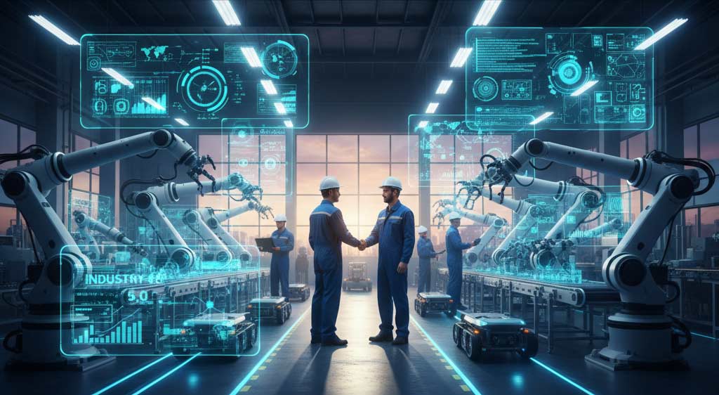 Implementación de robots colaborativos en la industria manufacturera: la revolución inteligente que impulsa la productividad